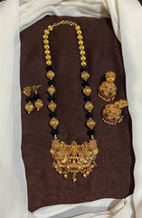 Nakshi beads and Lakshmi Pendant With Jhumki - PB00605