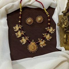 Beautiful Nakshi Pendants with Beads - PB00592