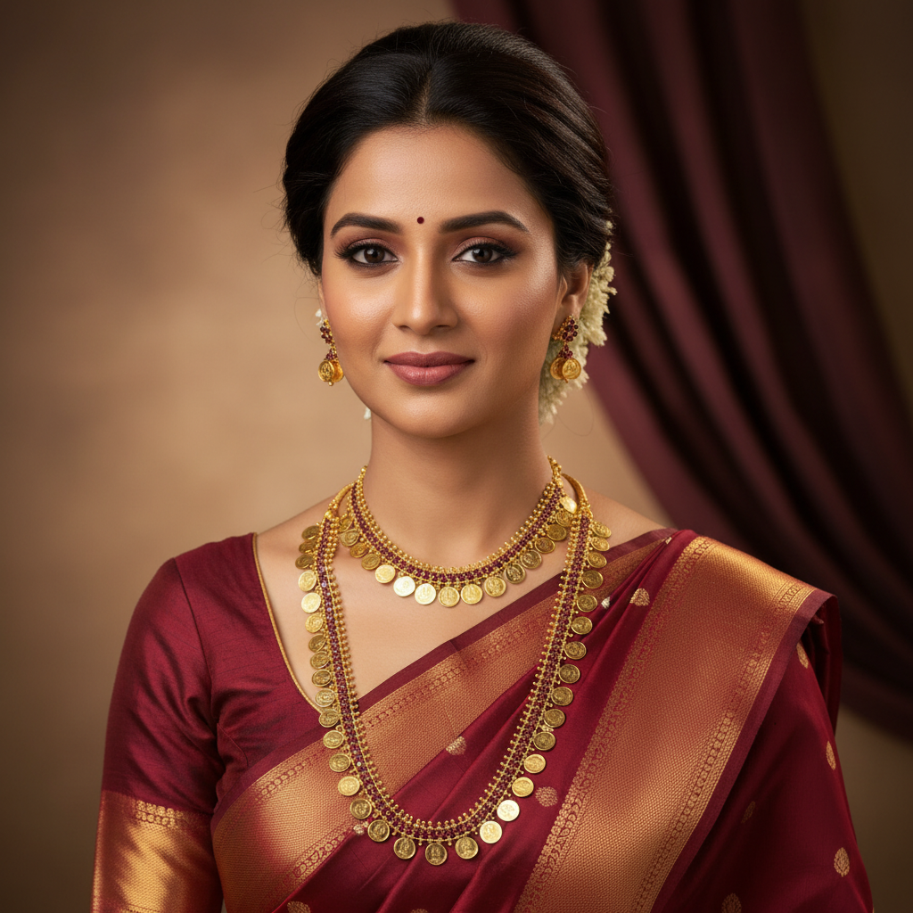 Lakshmi Kasu Gold Finish - BR0069