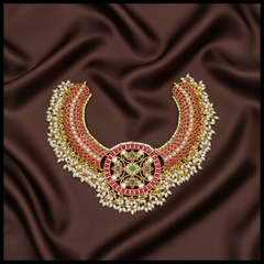 Chand Bali Rice Pearl Choker - KN0055