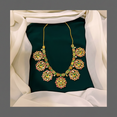 2 In 1 Necklace In Kundan - KN00458