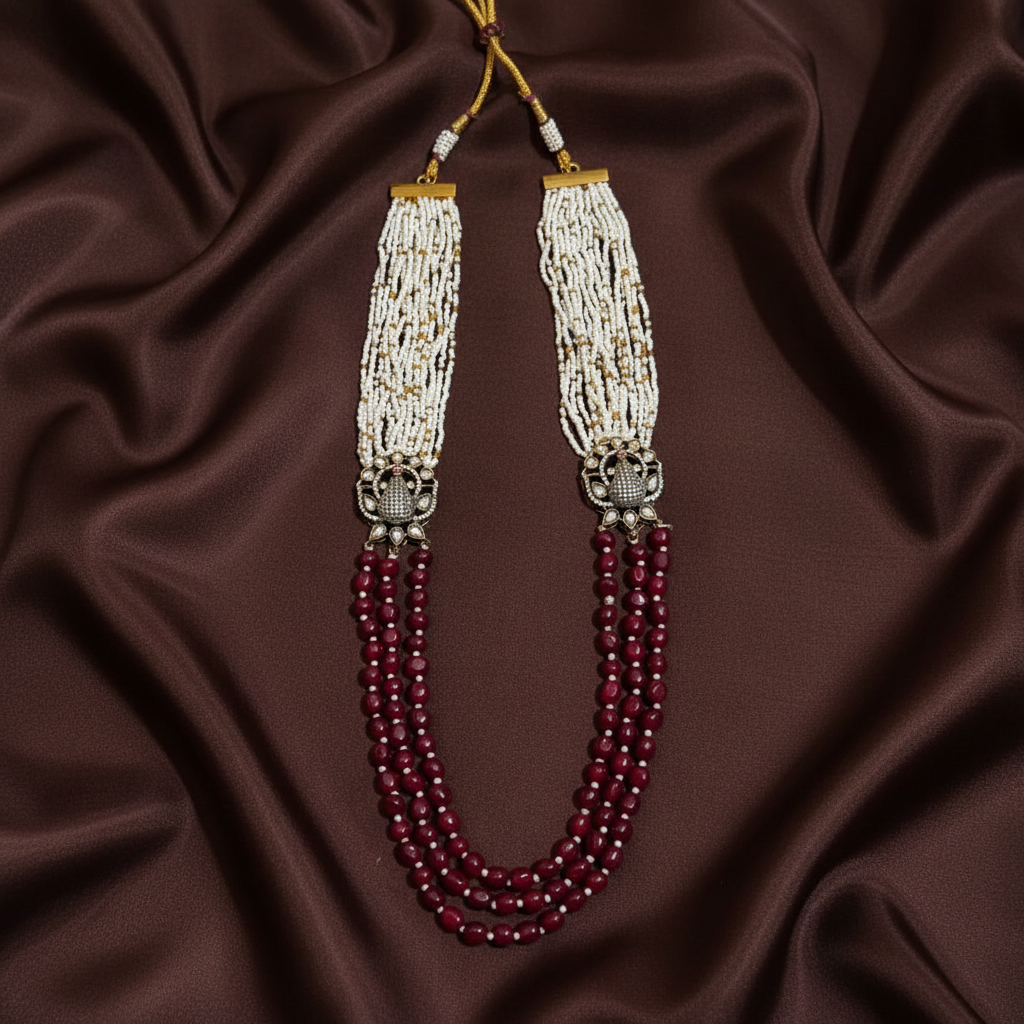Layer Pearl And Beads Haram - PB00596