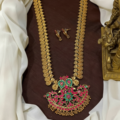 Kaasu Hara With Kempu pendant - NH00451