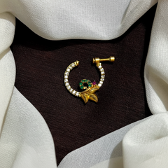 White CZ Nose Pin -NR0059