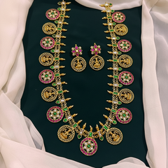 Beautiful Jadau Kundan Bottu Haram - KH00268