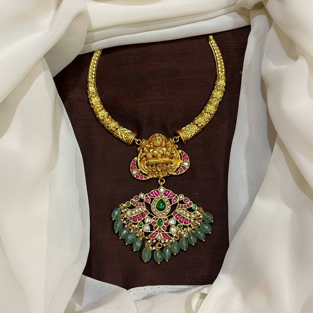 Jadau Gold Replica Kante Set - KN0072