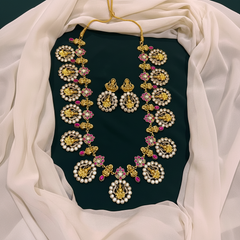 Beautiful Kundan Lakshmi Haram - KH00267