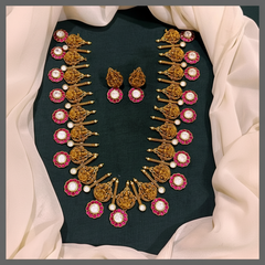 Beautiful Lakshmi Haram In Kundan - KH00313