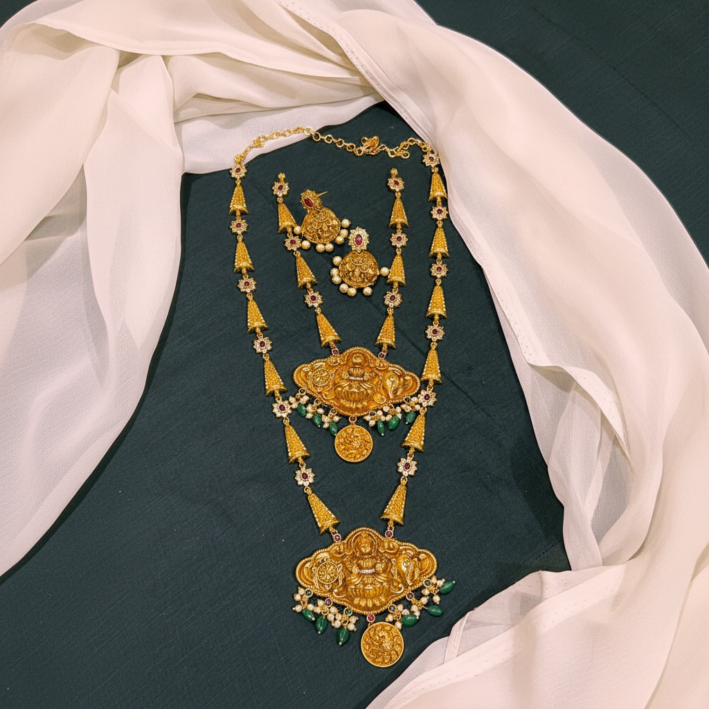 Beautiful Lakshmi Bridal Set - BR0048