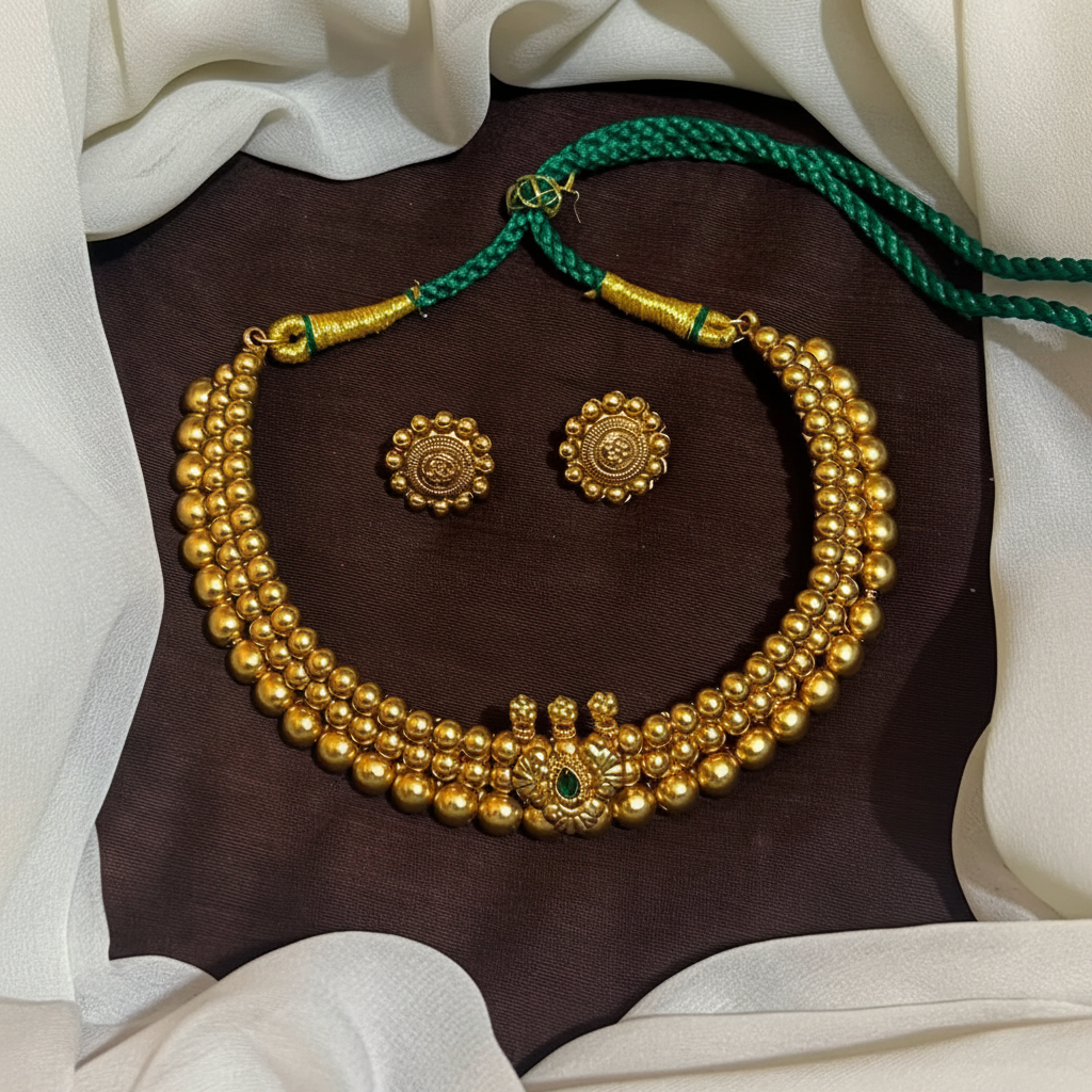Antique Choker in Maharastrian Style - NN0097