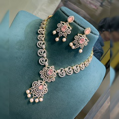 Pink Daimond Neckcalce - DN003