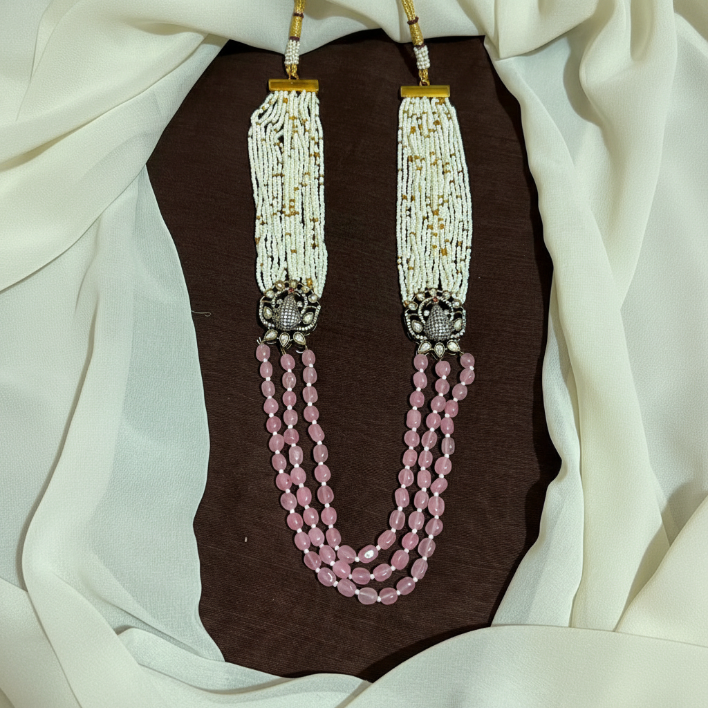 Layer Pearl And Beads Haram - PB00596