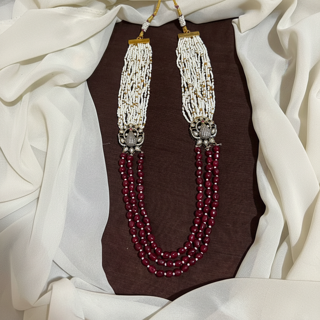 Layer Pearl And Beads Haram - PB00596
