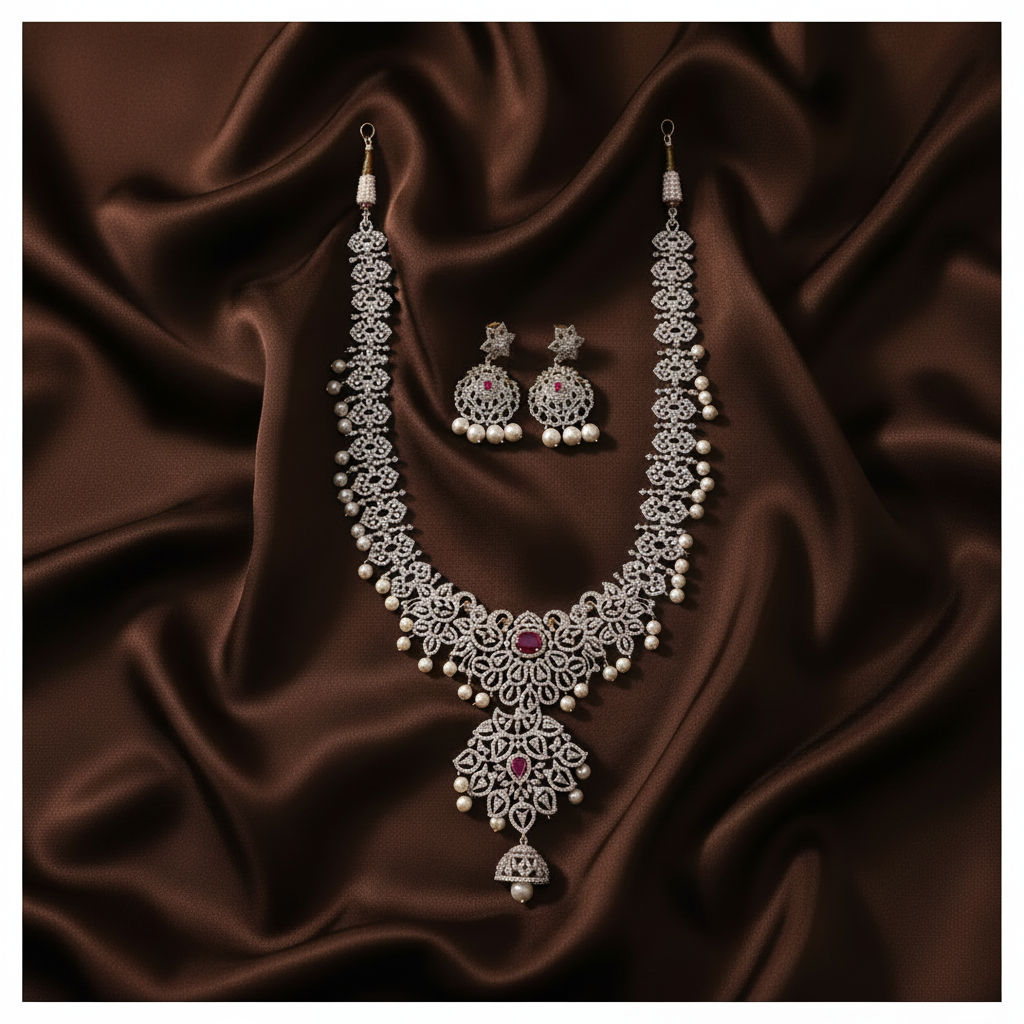 Diamond Harm With Pearls - DH0040