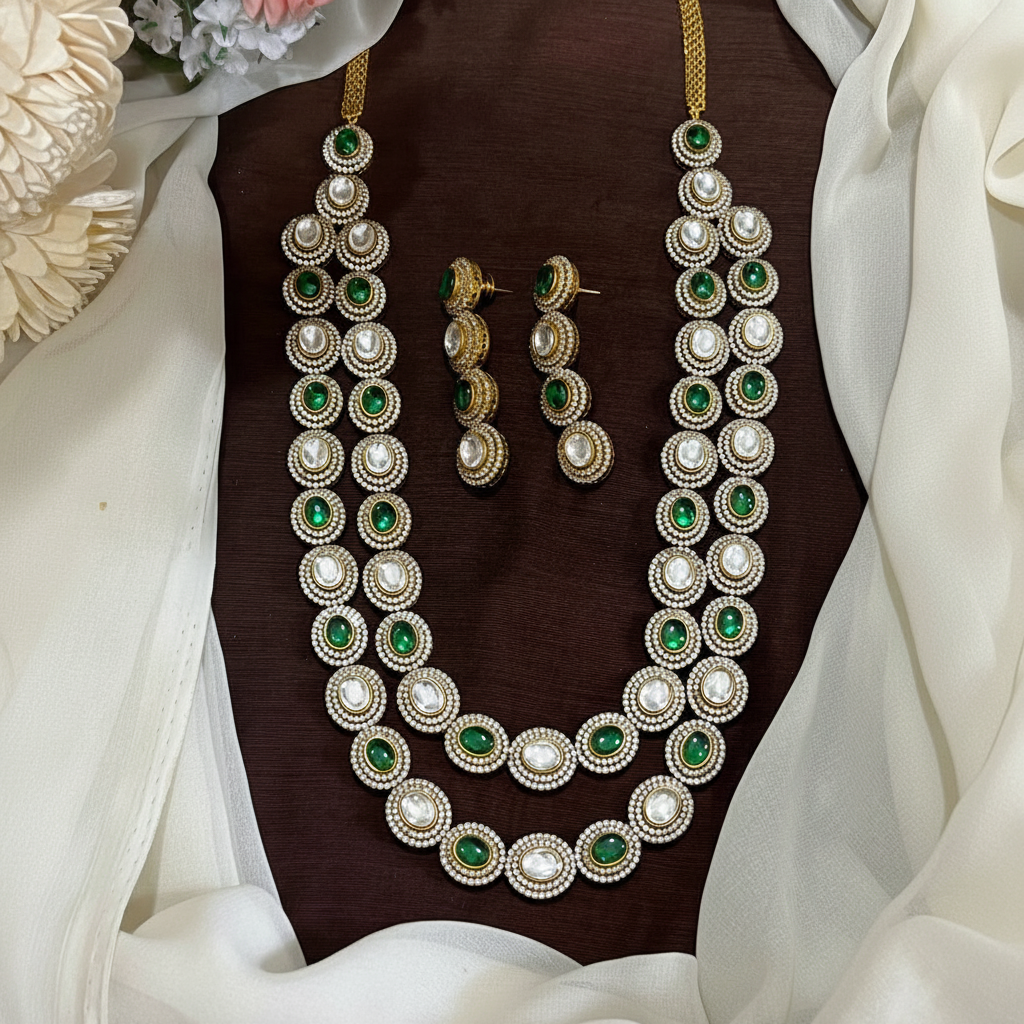 Double Layer Mozonite stone Victorian Haram - VH0053