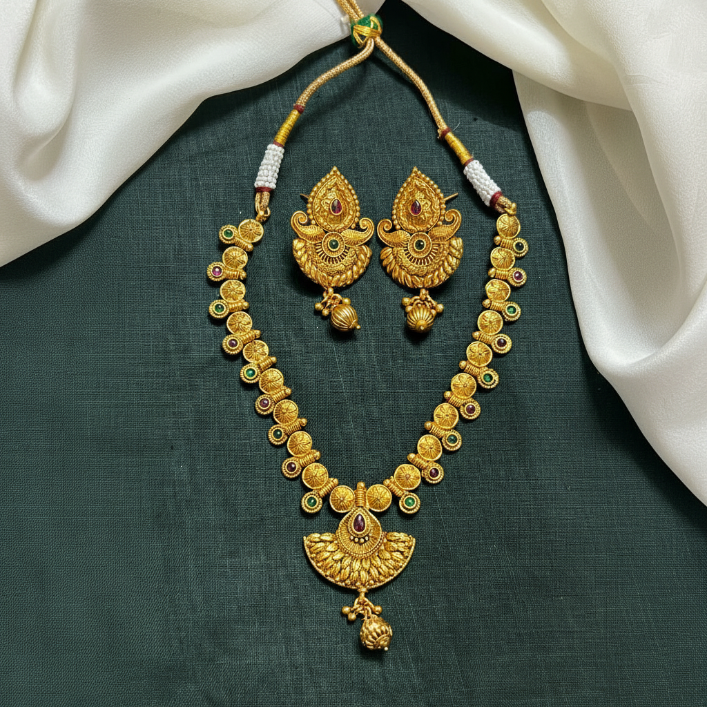 Antique Necklace In Naskhi - NN00775