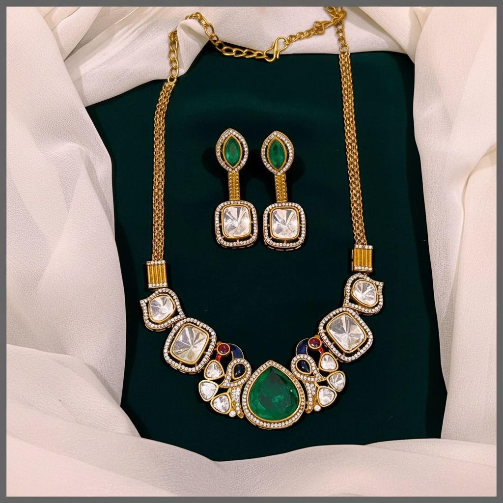 Beautiful Peacock With White Stones In Victorian - VH0092