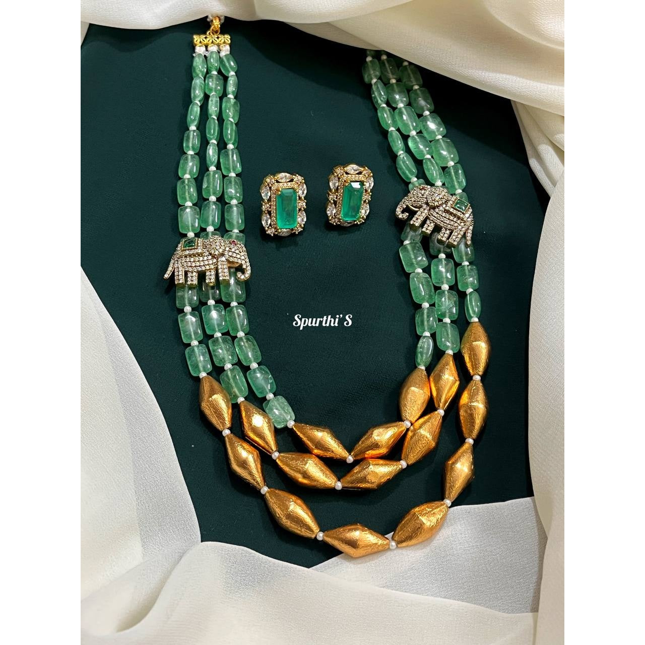 Victorian Elephant beads haram - VH0001