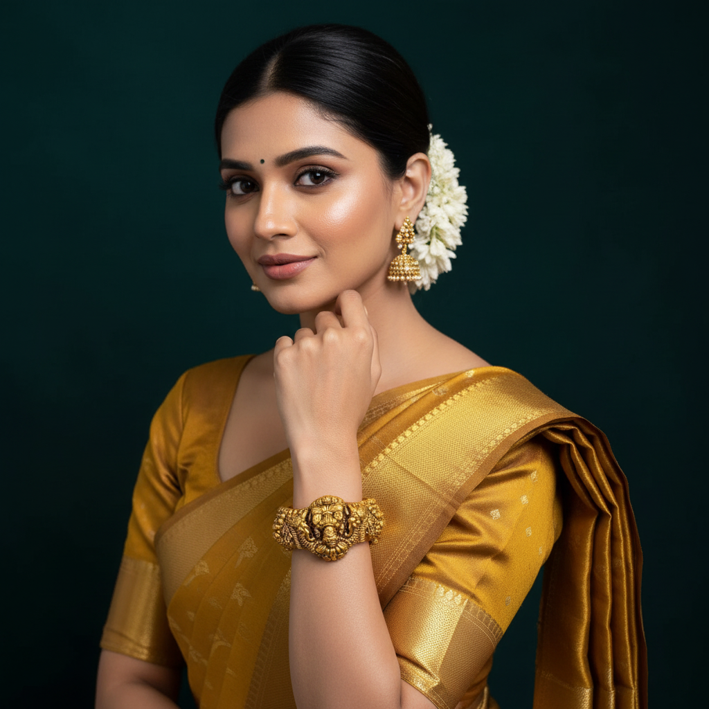 Nakshi Lakshmi Screw Open Kada - BG00638