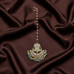 White Stone Jadau Tika - HA00243
