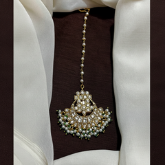White Stone Jadau Tika - HA00243