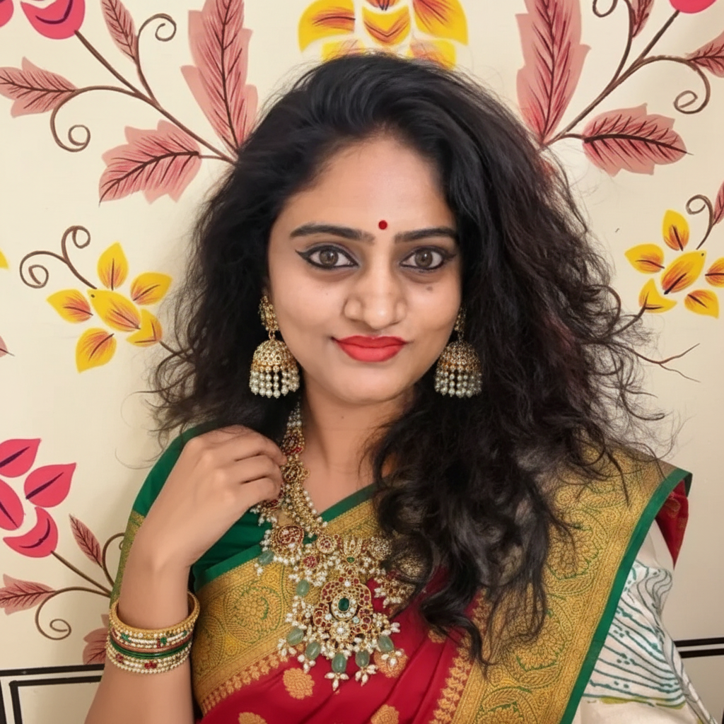 Ambani nakshi Guttipusalu Necklace with Rice pearls - NN0031